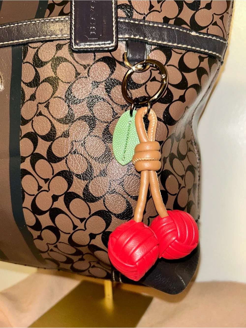 Coach Chelsea Heritage Stripe Signature Tote. Mint Condition